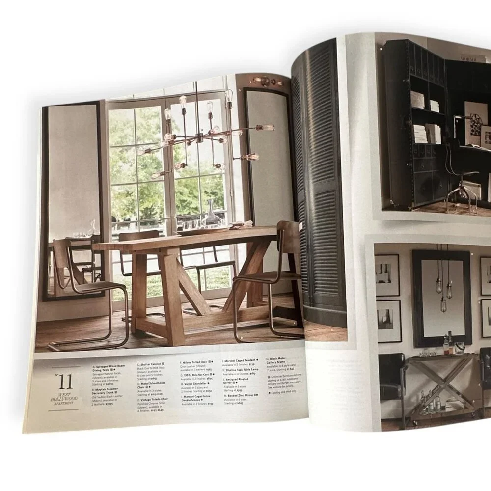 RH Restoration Hardware Source Books 2014, 2 catalogs, 